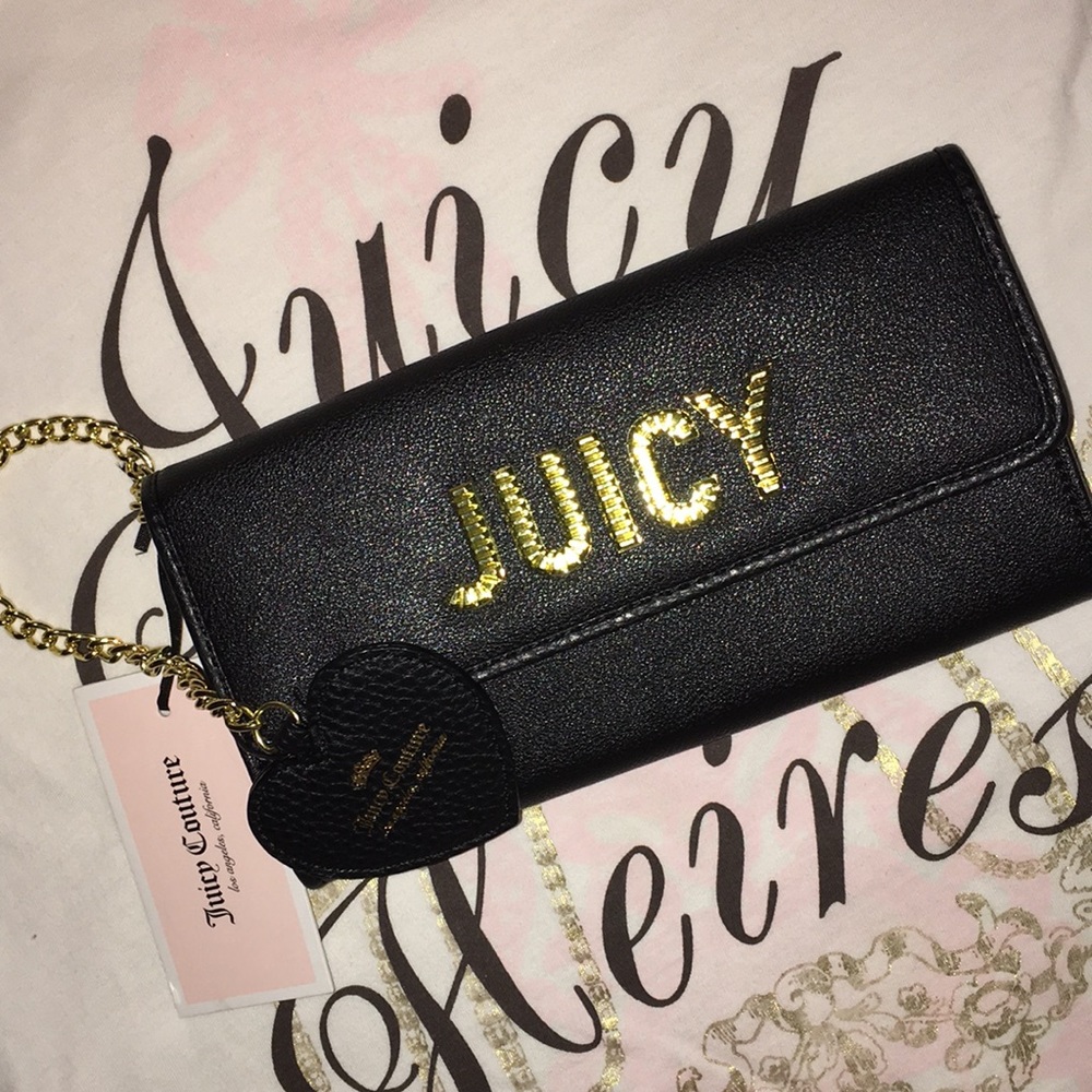 Brand new with tags Juicy Couture Clutch w/mirror